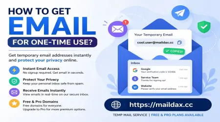 How to Get Email for One-Time Use?